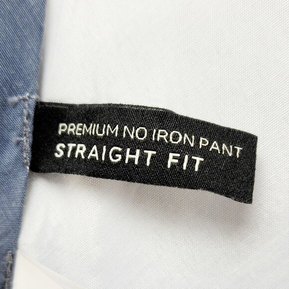 Haggar Dress pants Mens Straight Fit Premium No Iron Size 40x30 Htr Grey - Picture 6 of 14